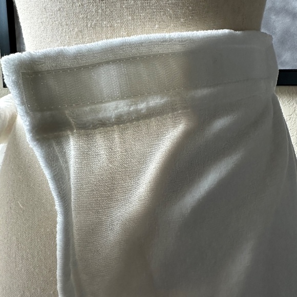 White Towel Wrap Skirt - Picture 4 of 5
